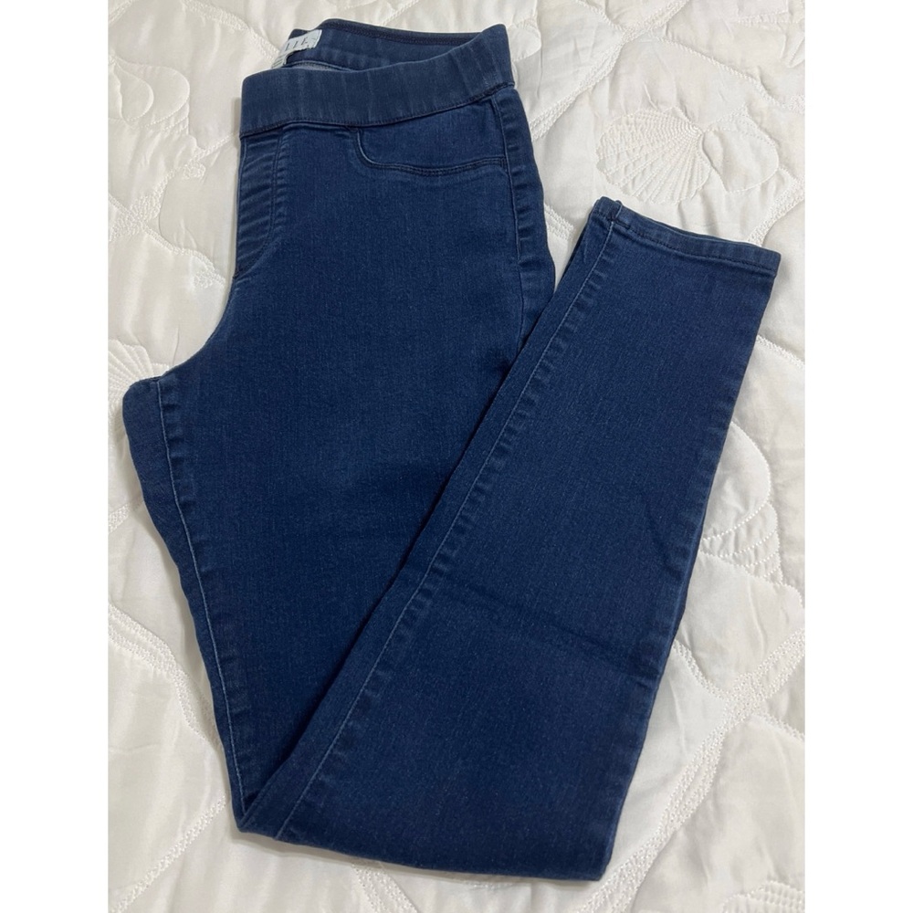 Elle Mid Rise Blue Skinny Jegging Size Medium